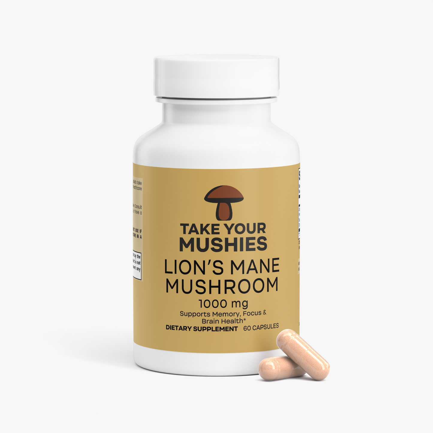 Lion's Mane Mushroom - 1000mg Daily Capsules