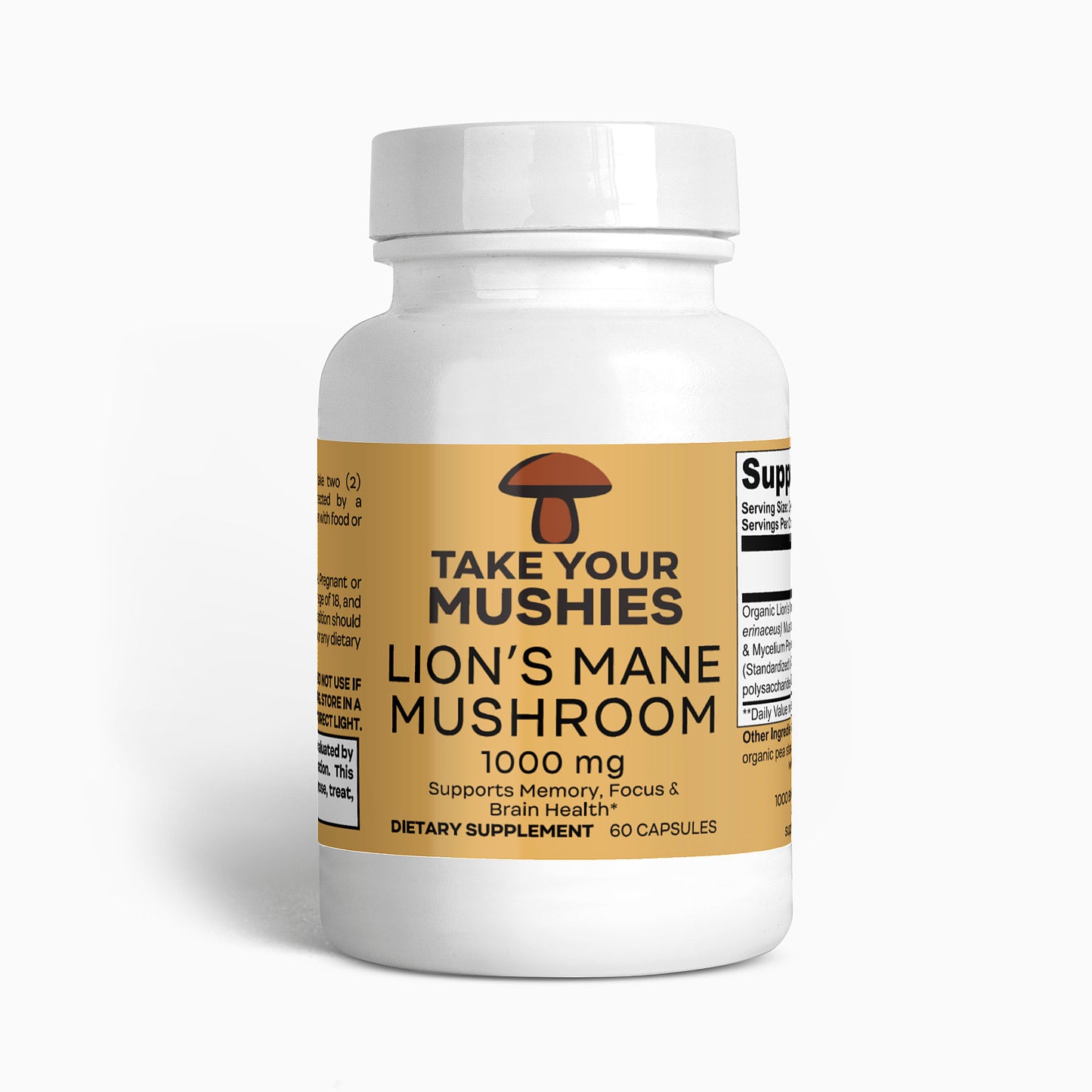 Lion's Mane Mushroom - 1000mg Daily Capsules